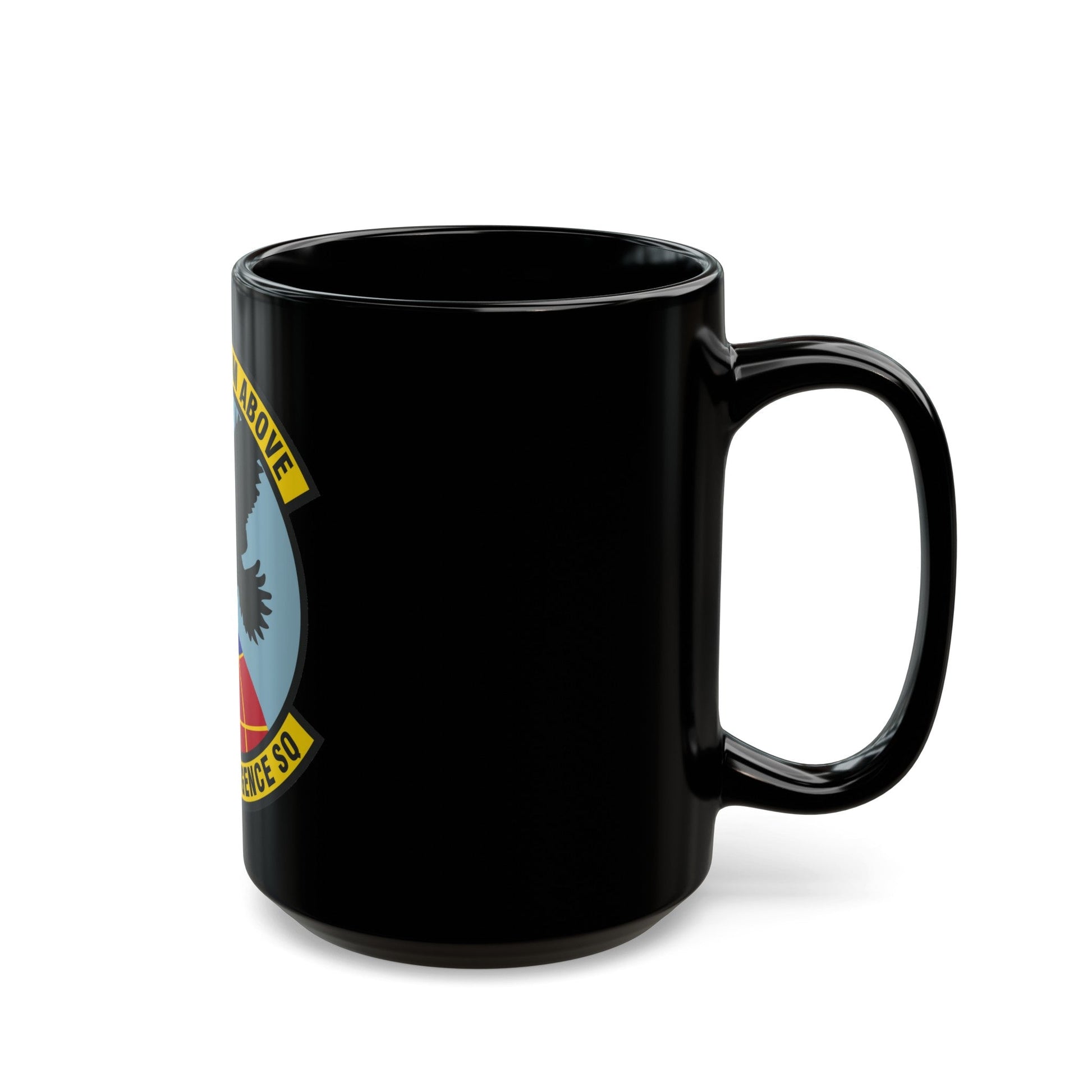 306th Intelligence Squadron (U.S. Air Force) Black Coffee Mug-The Sticker Space