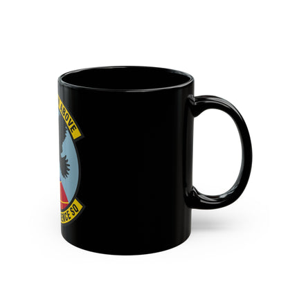 306th Intelligence Squadron (U.S. Air Force) Black Coffee Mug-The Sticker Space