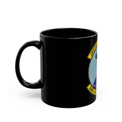 306th Intelligence Squadron (U.S. Air Force) Black Coffee Mug-The Sticker Space