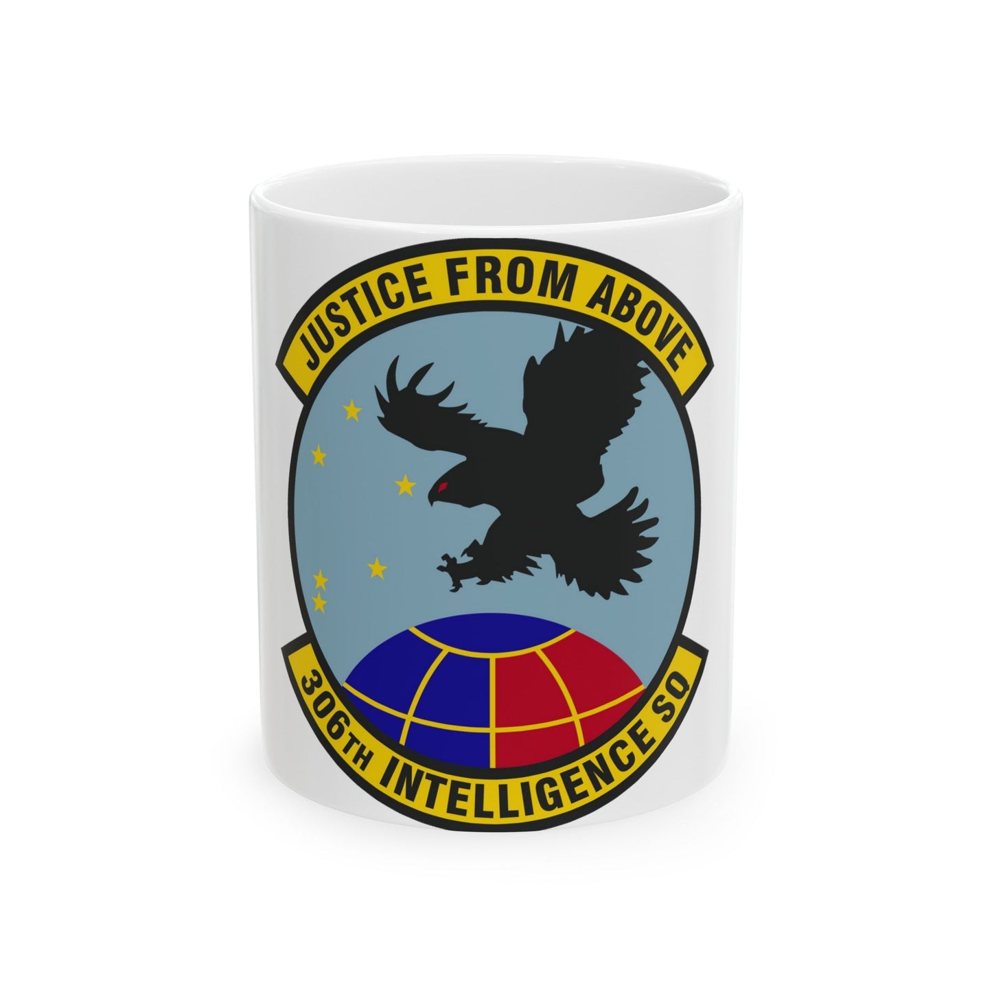 306th Intelligence Squadron (U.S. Air Force) White Coffee Mug-11oz-The Sticker Space