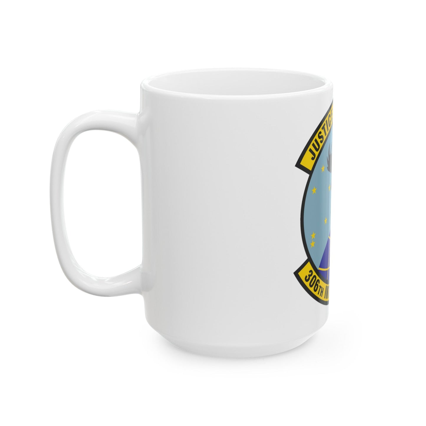306th Intelligence Squadron (U.S. Air Force) White Coffee Mug-The Sticker Space