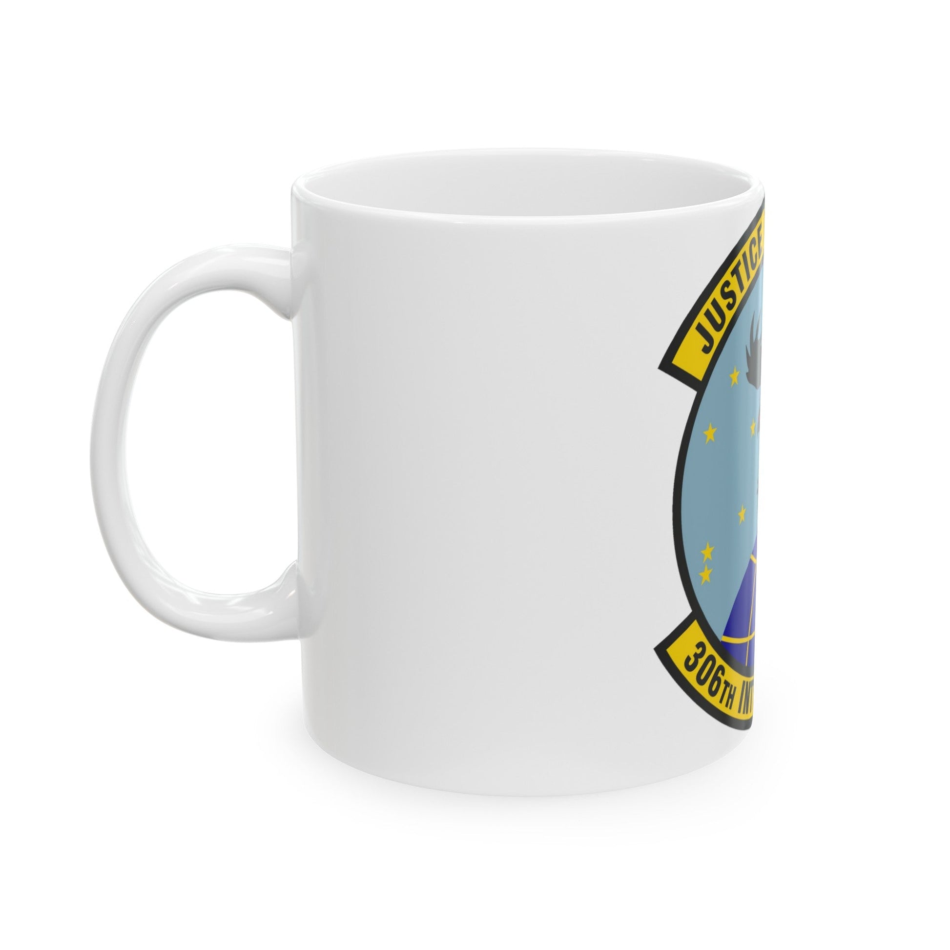 306th Intelligence Squadron (U.S. Air Force) White Coffee Mug-The Sticker Space