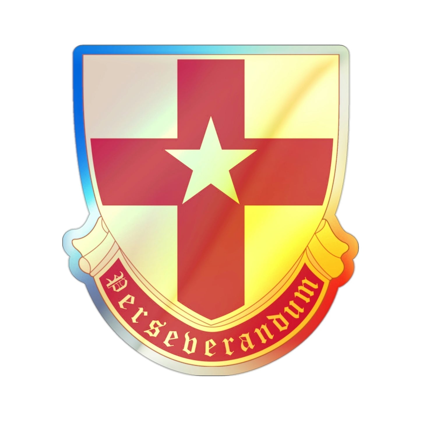 307 Cavalry Regiment (U.S. Army) Holographic STICKER Die-Cut Vinyl Decal-2 Inch-The Sticker Space