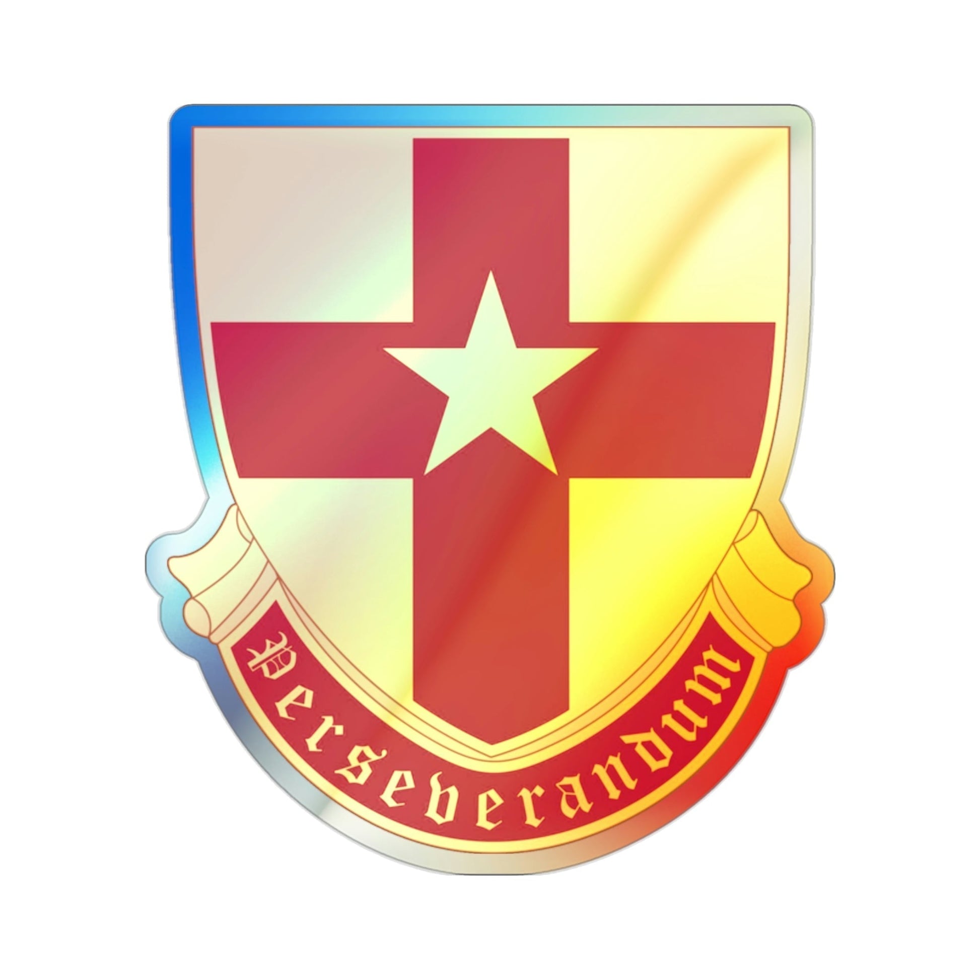 307 Cavalry Regiment (U.S. Army) Holographic STICKER Die-Cut Vinyl Decal-2 Inch-The Sticker Space