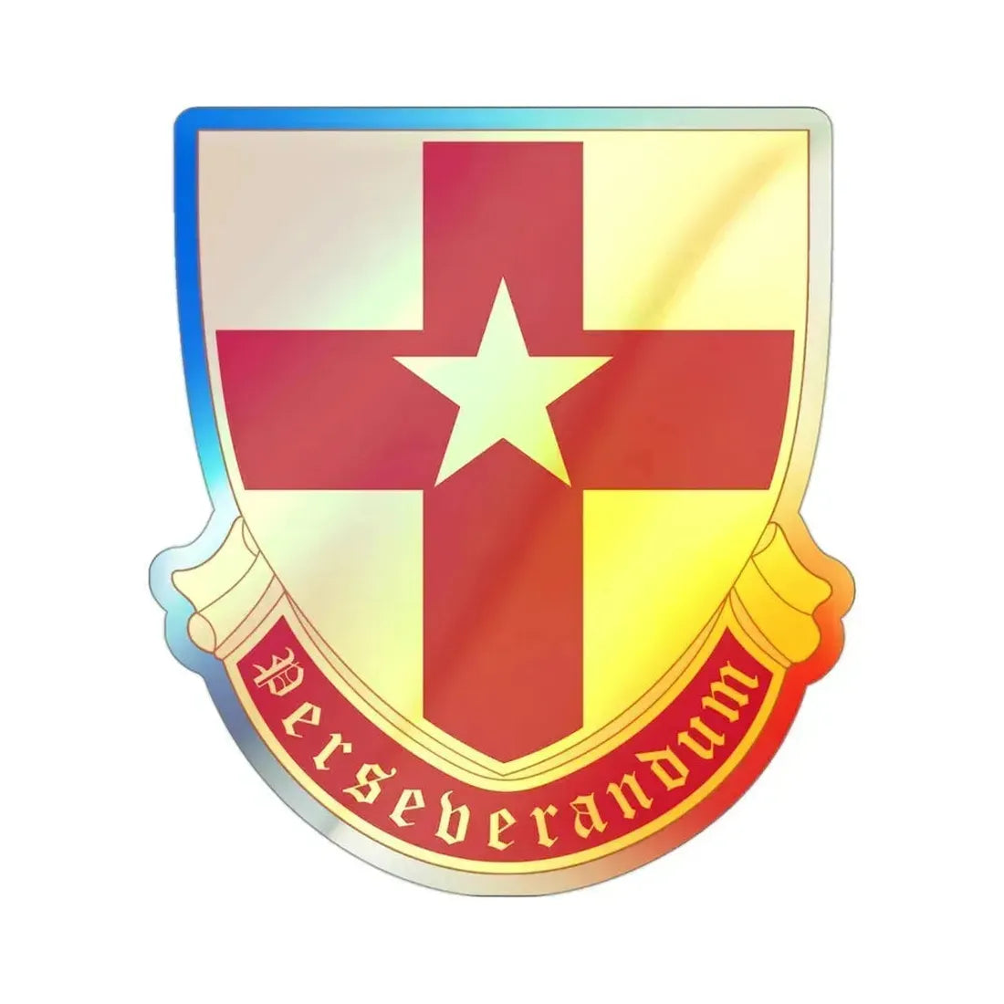 307 Cavalry Regiment (U.S. Army) Holographic STICKER Die-Cut Vinyl Decal 3 Inch Holographic - The Sticker Space