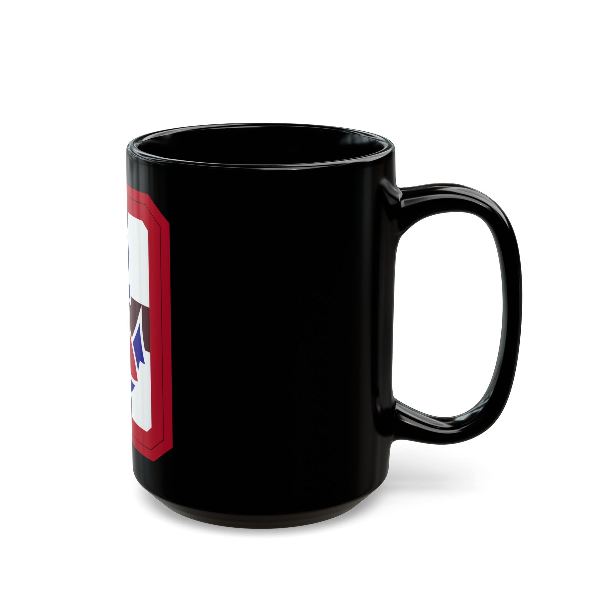 307 Medical Brigade (U.S. Army) Black Coffee Mug-The Sticker Space