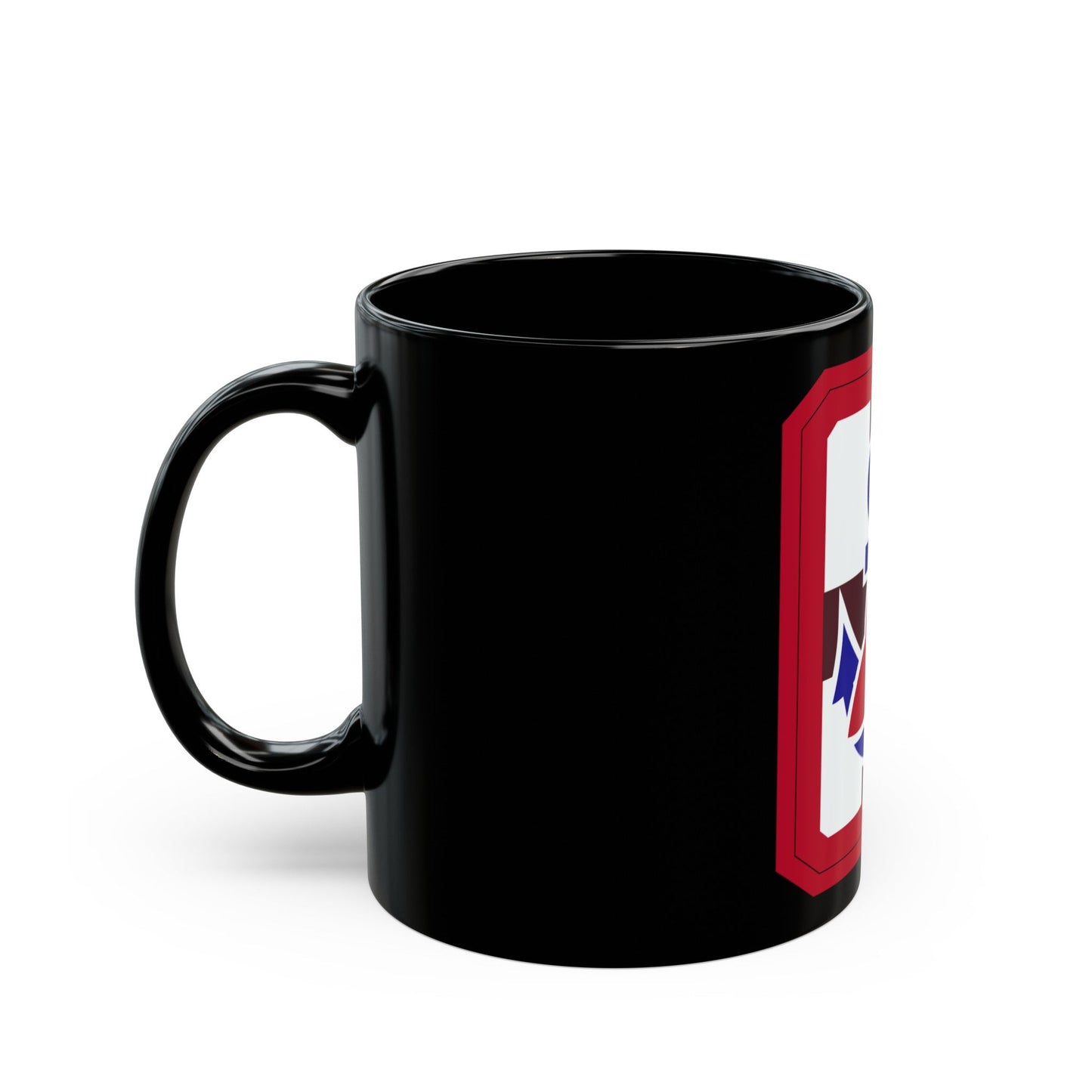 307 Medical Brigade (U.S. Army) Black Coffee Mug-The Sticker Space