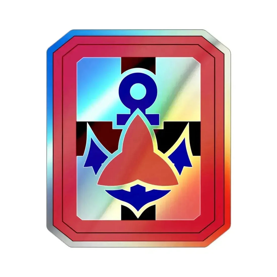 307 Medical Brigade (U.S. Army) Holographic STICKER Die-Cut Vinyl Decal 2 Inch Holographic - The Sticker Space