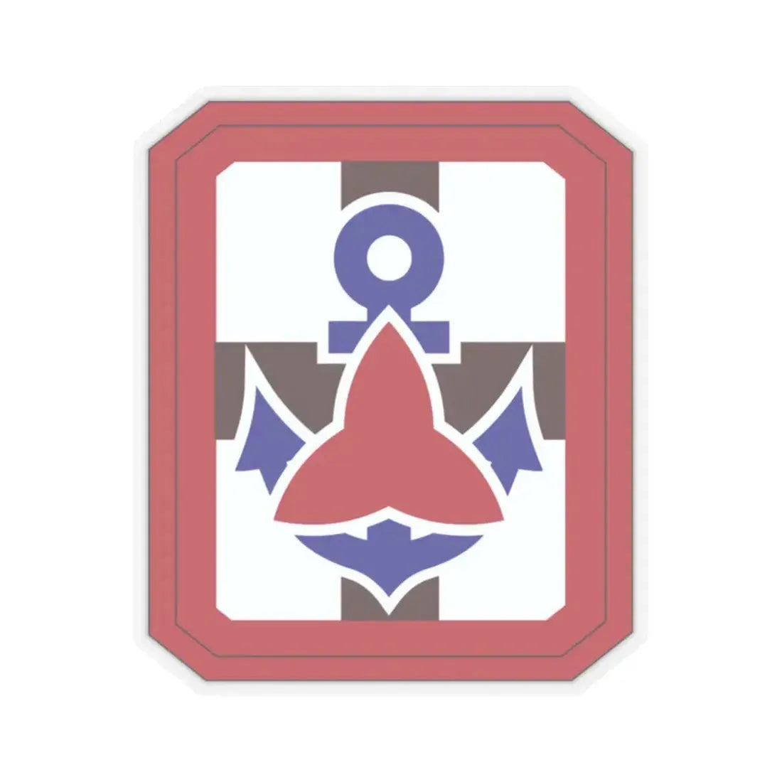307 Medical Brigade (U.S. Army) STICKER Vinyl Kiss-Cut Decal 2 Inch Transparent - The Sticker Space