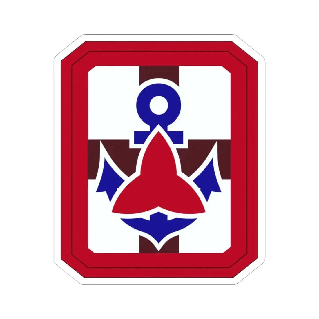 307 Medical Brigade (U.S. Army) STICKER Vinyl Kiss-Cut Decal 4 Inch White - The Sticker Space