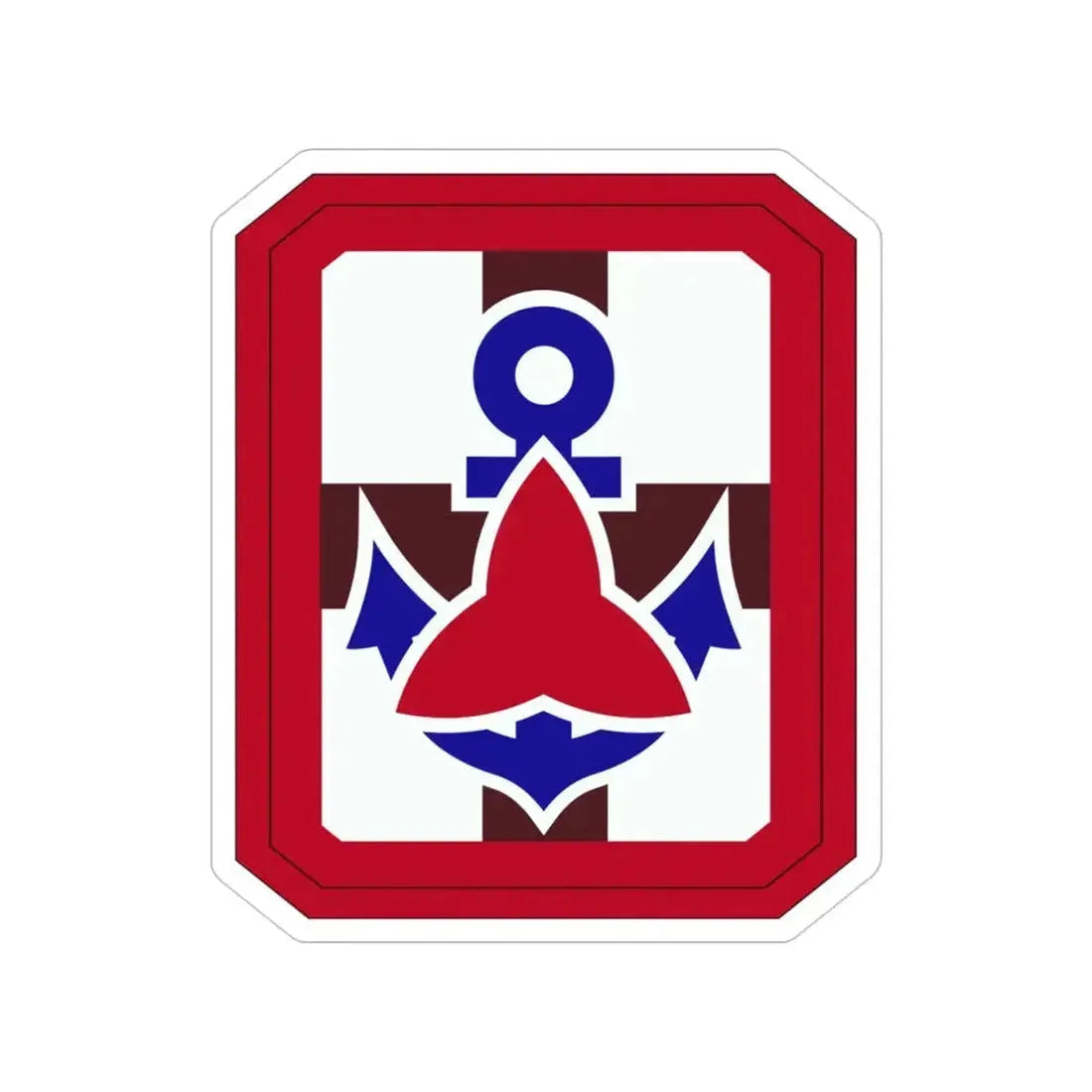 307 Medical Brigade (U.S. Army) Transparent STICKER Die-Cut Vinyl Decal 4 Inch - The Sticker Space