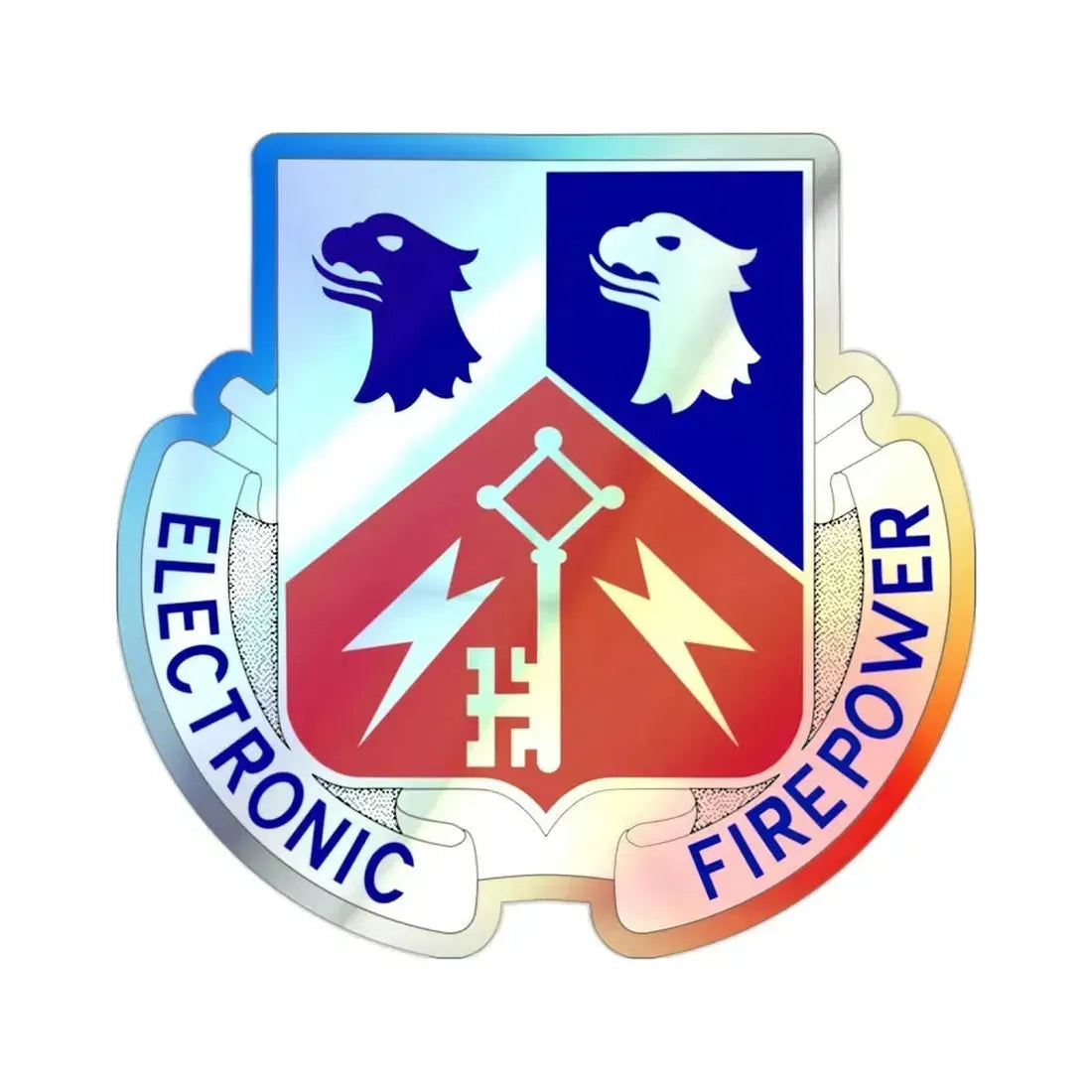 307 Military Intelligence Battalion (U.S. Army) Holographic STICKER Die-Cut Vinyl Decal - The Sticker Space