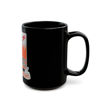 307 Signal Battalion (U.S. Army) Black Coffee Mug-The Sticker Space