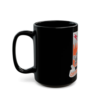 307 Signal Battalion (U.S. Army) Black Coffee Mug-The Sticker Space