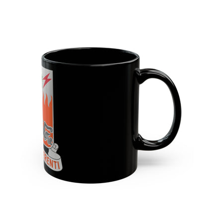 307 Signal Battalion (U.S. Army) Black Coffee Mug-The Sticker Space