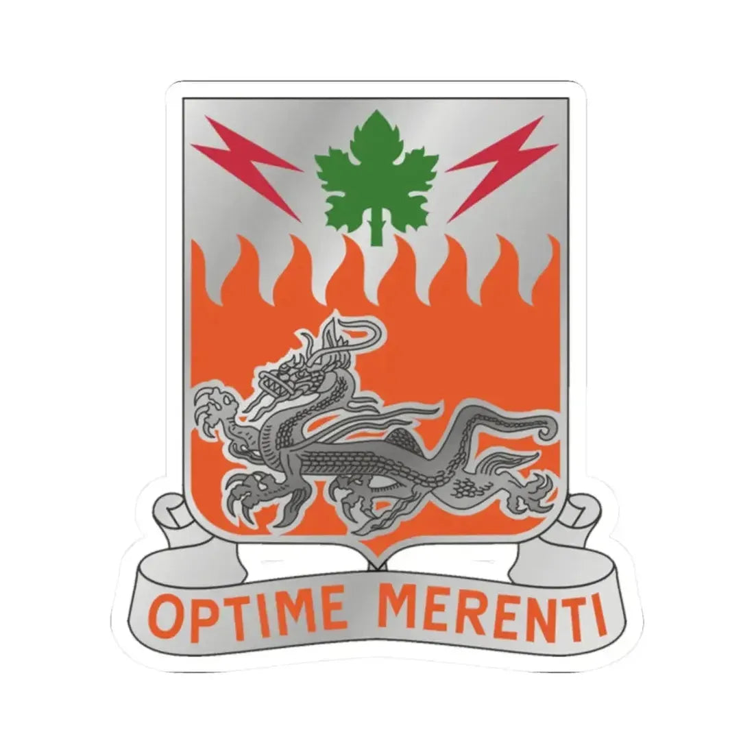 307 Signal Battalion (U.S. Army) STICKER Vinyl Kiss-Cut Decal 2 Inch White - The Sticker Space