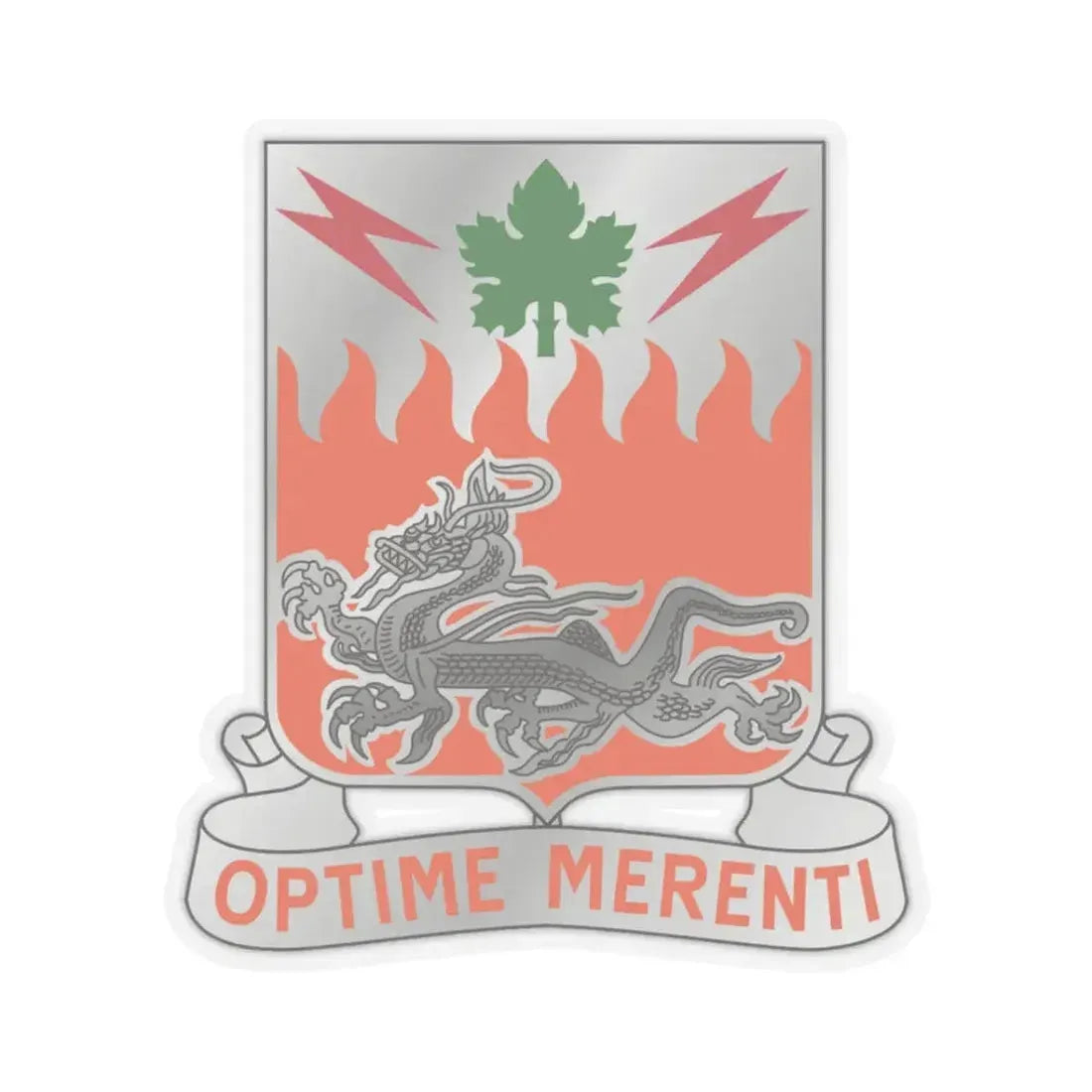 307 Signal Battalion (U.S. Army) STICKER Vinyl Kiss-Cut Decal 3 Inch Transparent - The Sticker Space