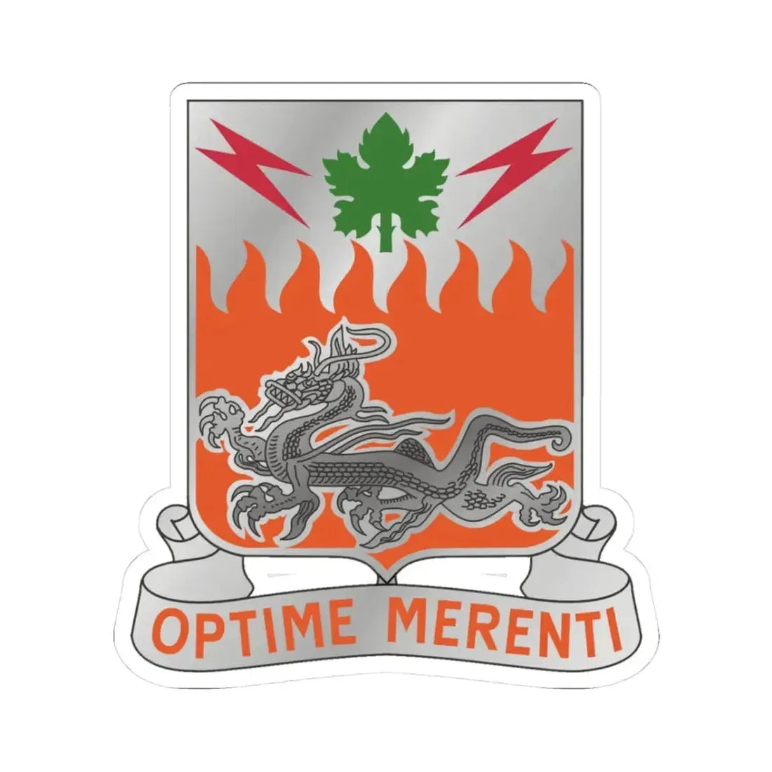 307 Signal Battalion (U.S. Army) STICKER Vinyl Kiss-Cut Decal 3 Inch White - The Sticker Space