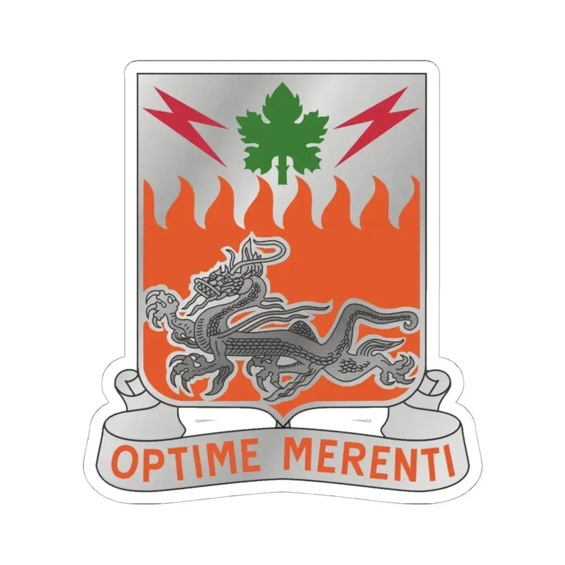 307 Signal Battalion (U.S. Army) STICKER Vinyl Kiss-Cut Decal 6 Inch White - The Sticker Space