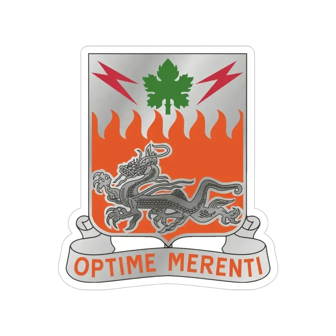 307 Signal Battalion (U.S. Army) Transparent STICKER Die-Cut Vinyl Decal 4 Inch - The Sticker Space