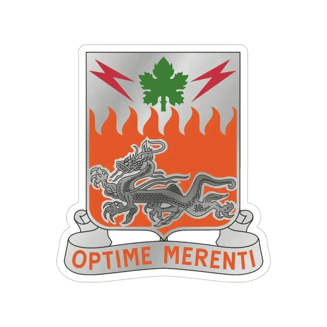 307 Signal Battalion (U.S. Army) Transparent STICKER Die-Cut Vinyl Decal 6 Inch - The Sticker Space