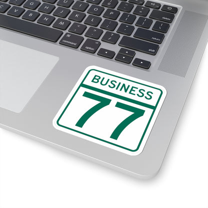 MD Route 77 Business (Maryland) (Road Sign) STICKER Vinyl Kiss-Cut Decal