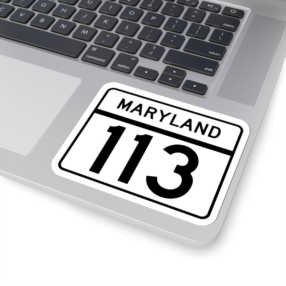 MD Route 113 (Maryland) (Road Sign) STICKER Vinyl Kiss-Cut Decal
