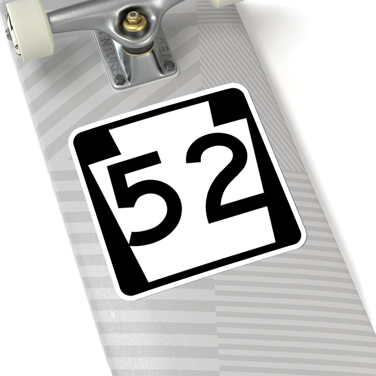 PA-52 (Pennsylvania) (Road Sign) STICKER Vinyl Kiss-Cut Decal