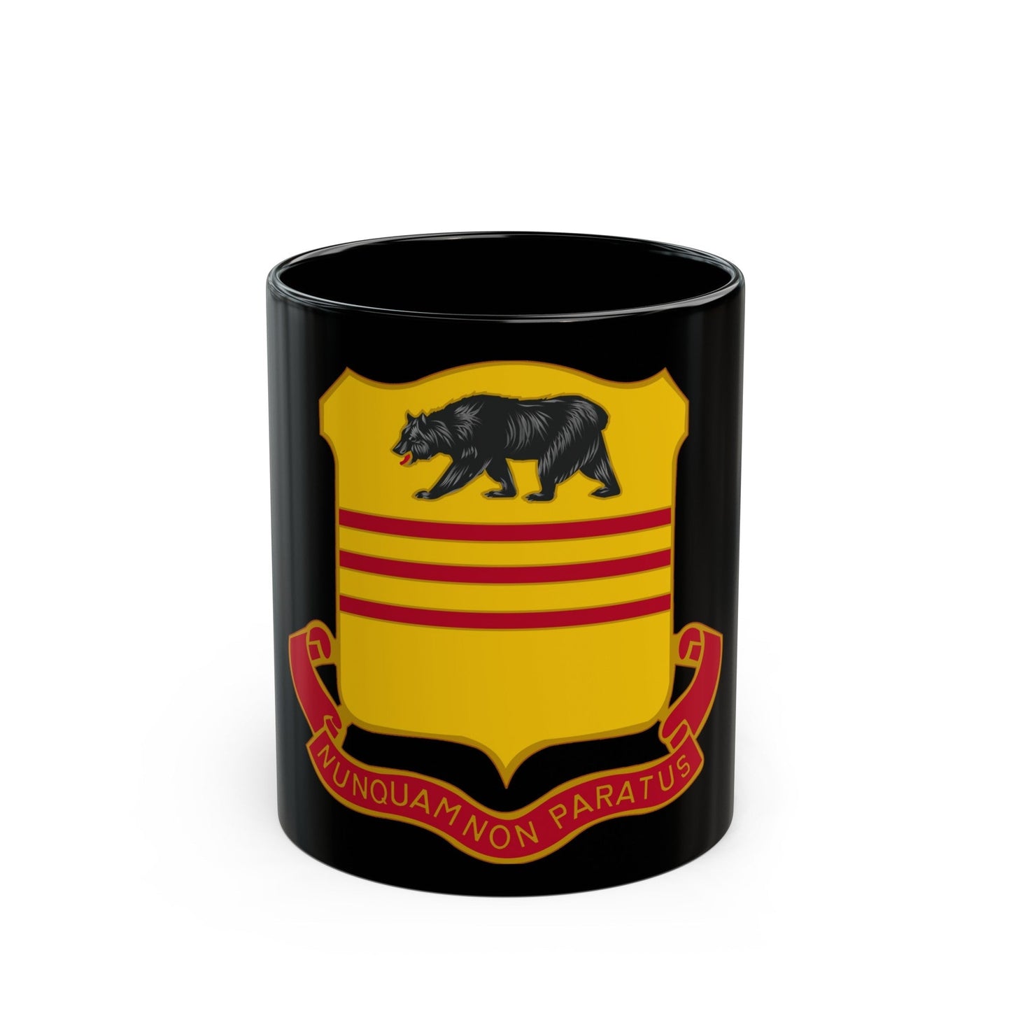 308 Cavalry Regiment (U.S. Army) Black Coffee Mug-11oz-The Sticker Space