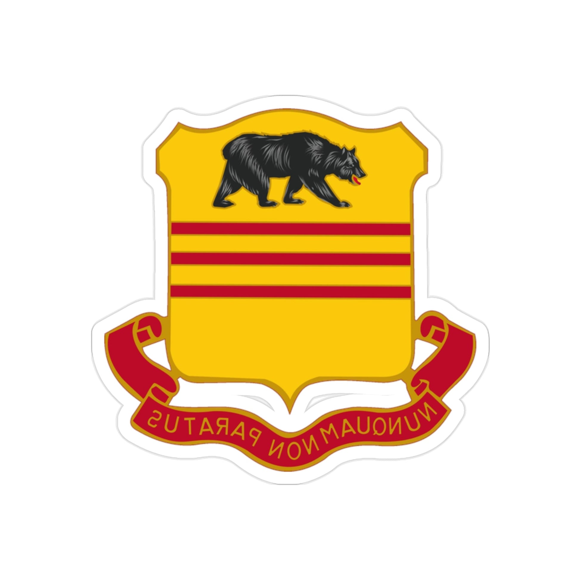 308 Cavalry Regiment (U.S. Army) REVERSE PRINT Transparent STICKER-2" × 2"-The Sticker Space