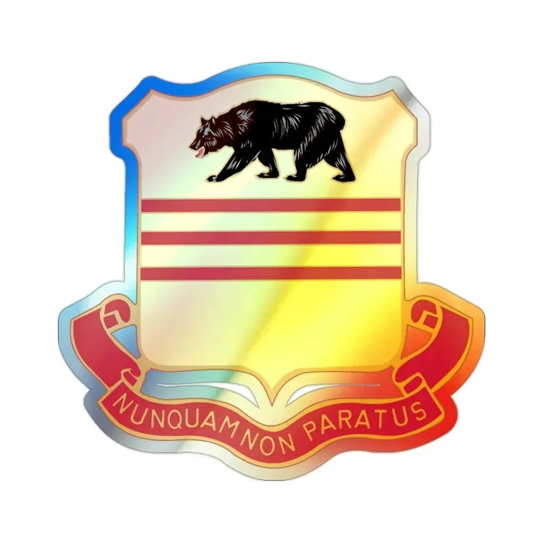308 Cavalry Regiment (U.S. Army) Holographic STICKER Die-Cut Vinyl Decal 2 Inch Holographic - The Sticker Space