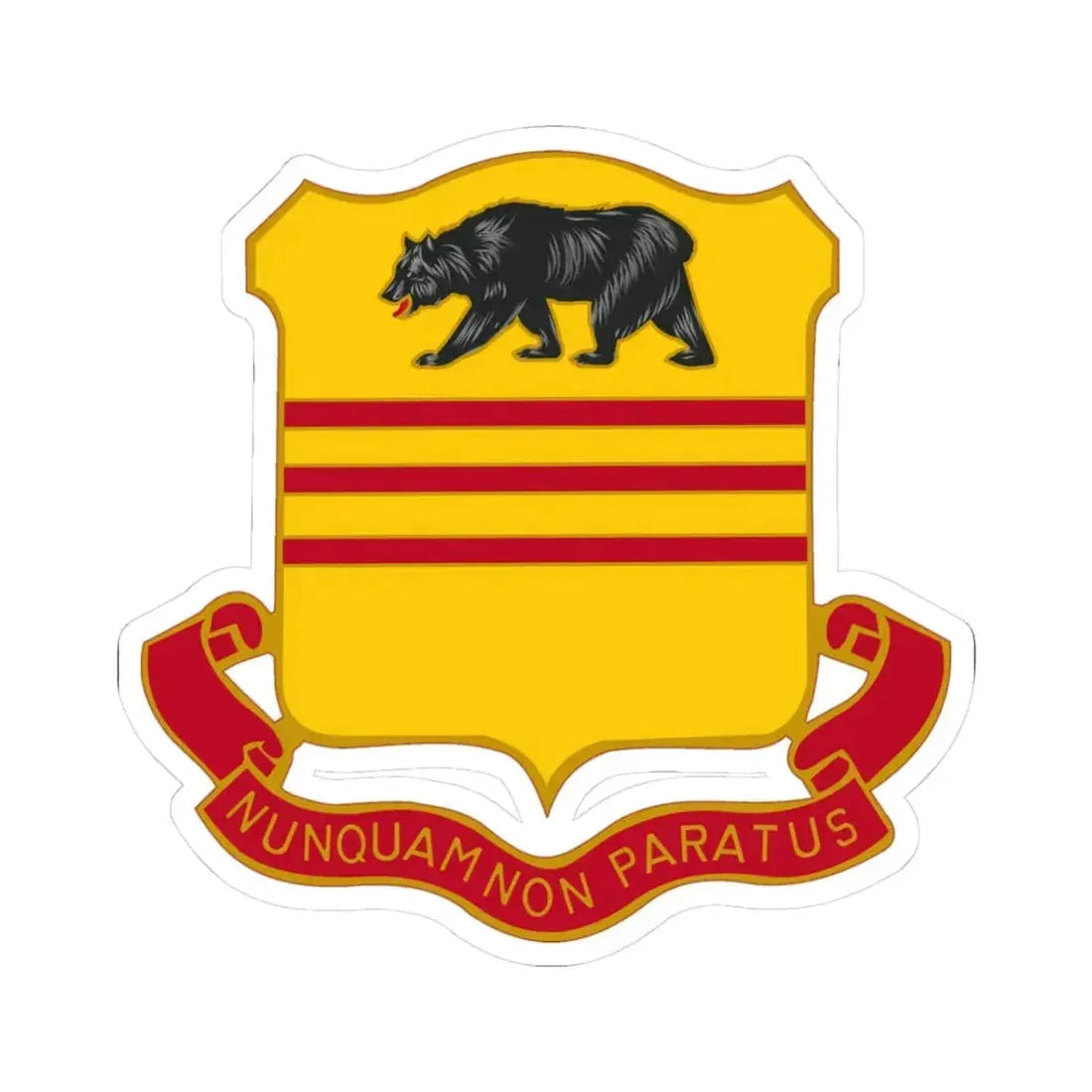 308 Cavalry Regiment (U.S. Army) STICKER Vinyl Kiss-Cut Decal 3 Inch White - The Sticker Space