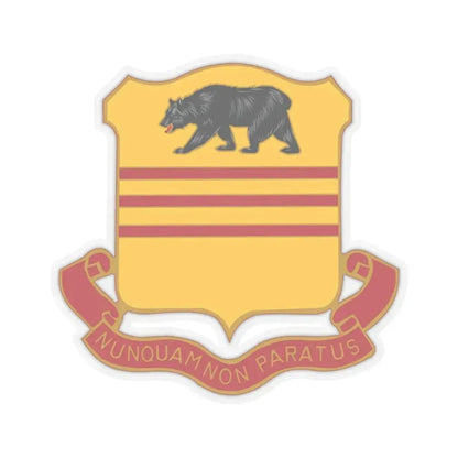 308 Cavalry Regiment (U.S. Army) STICKER Vinyl Kiss-Cut Decal 4 Inch Transparent - The Sticker Space