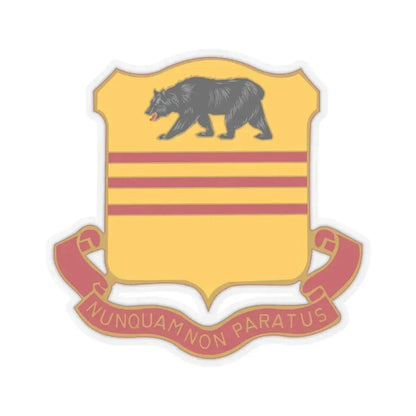 308 Cavalry Regiment (U.S. Army) STICKER Vinyl Kiss-Cut Decal 6 Inch Transparent - The Sticker Space