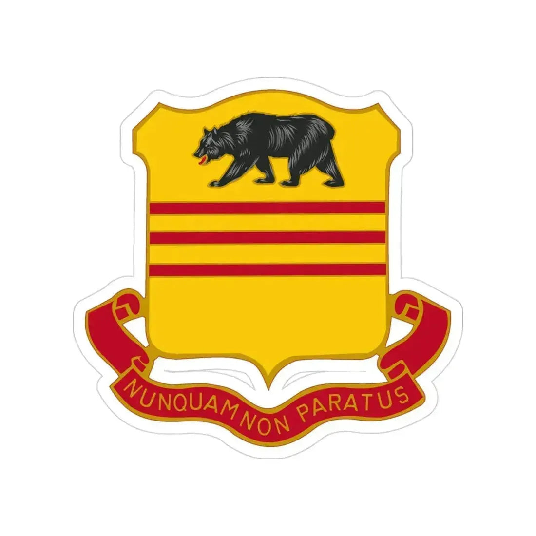 308 Cavalry Regiment (U.S. Army) Transparent STICKER Die-Cut Vinyl Decal 3 Inch - The Sticker Space