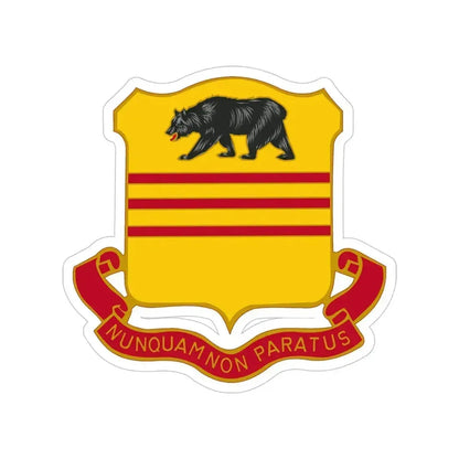 308 Cavalry Regiment (U.S. Army) Transparent STICKER Die-Cut Vinyl Decal 5 Inch - The Sticker Space