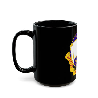 308 Civil Affairs Brigade 2 (U.S. Army) Black Coffee Mug-The Sticker Space