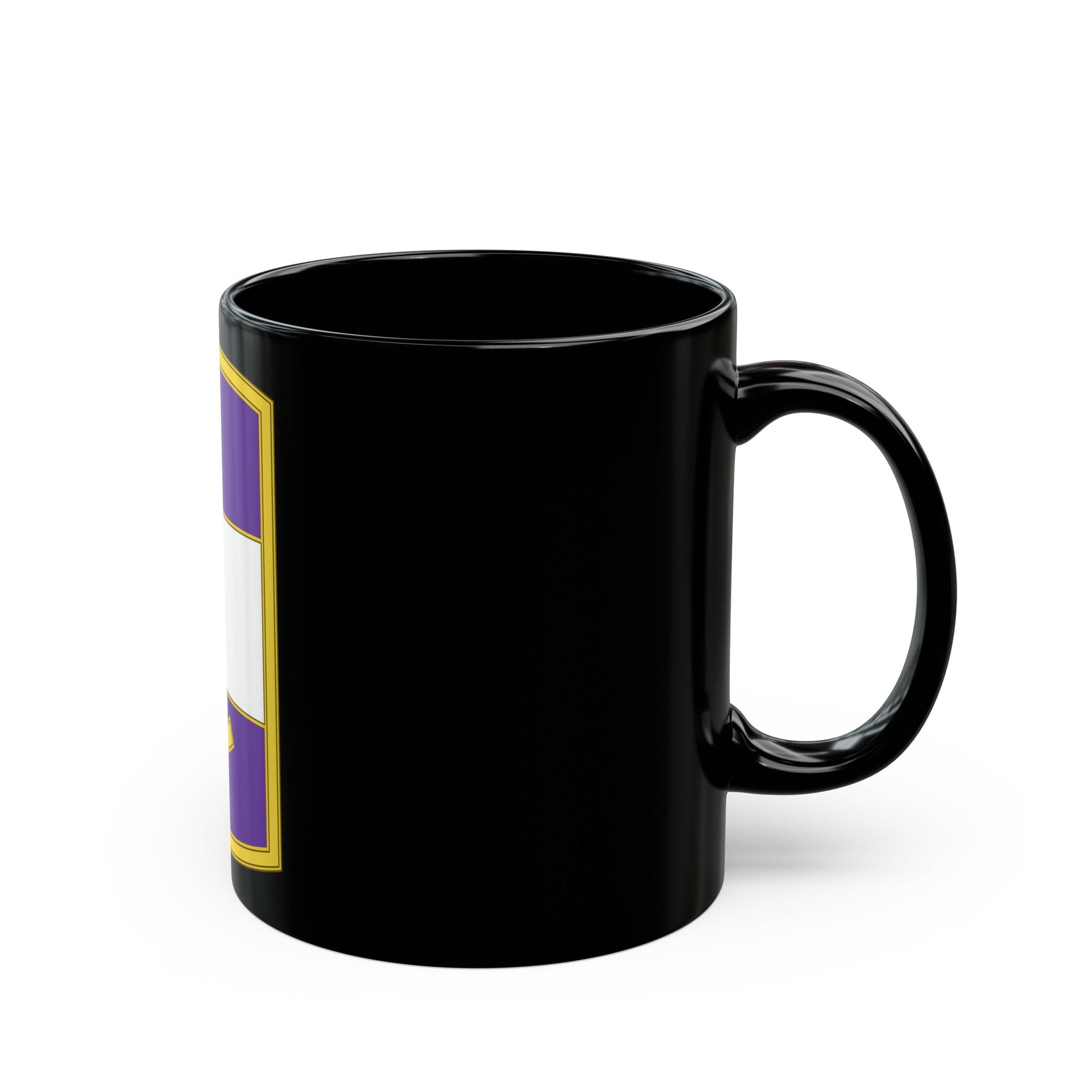 308 Civil Affairs Brigade 3 (U.S. Army) Black Coffee Mug-The Sticker Space