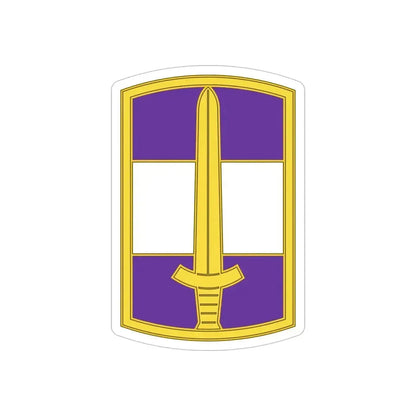 308 Civil Affairs Brigade 3 (U.S. Army) REVERSE PRINT Transparent Die-Cut STICKER 5 Inch Die-Cut Transparent - The Sticker Space