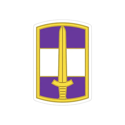 308 Civil Affairs Brigade 3 (U.S. Army) REVERSE PRINT Transparent Die-Cut STICKER 6 Inch Die-Cut Transparent - The Sticker Space