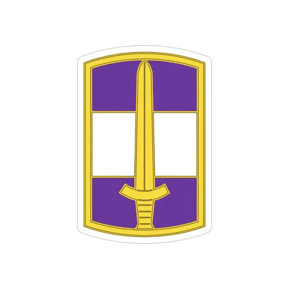 308 Civil Affairs Brigade 3 (U.S. Army) REVERSE PRINT Transparent Die-Cut STICKER - The Sticker Space