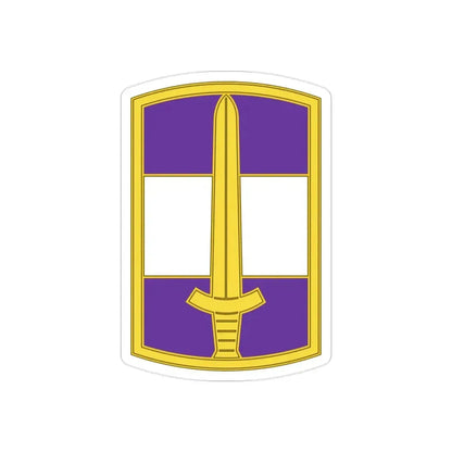 308 Civil Affairs Brigade 3 (U.S. Army) REVERSE PRINT Transparent Die-Cut STICKER - The Sticker Space