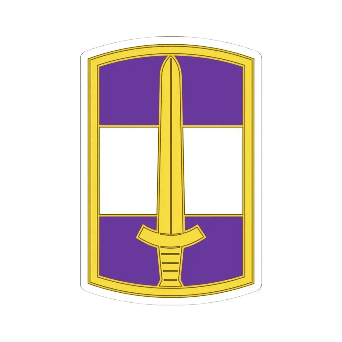 308 Civil Affairs Brigade 3 (U.S. Army) STICKER Vinyl Kiss-Cut Decal 4 Inch White - The Sticker Space