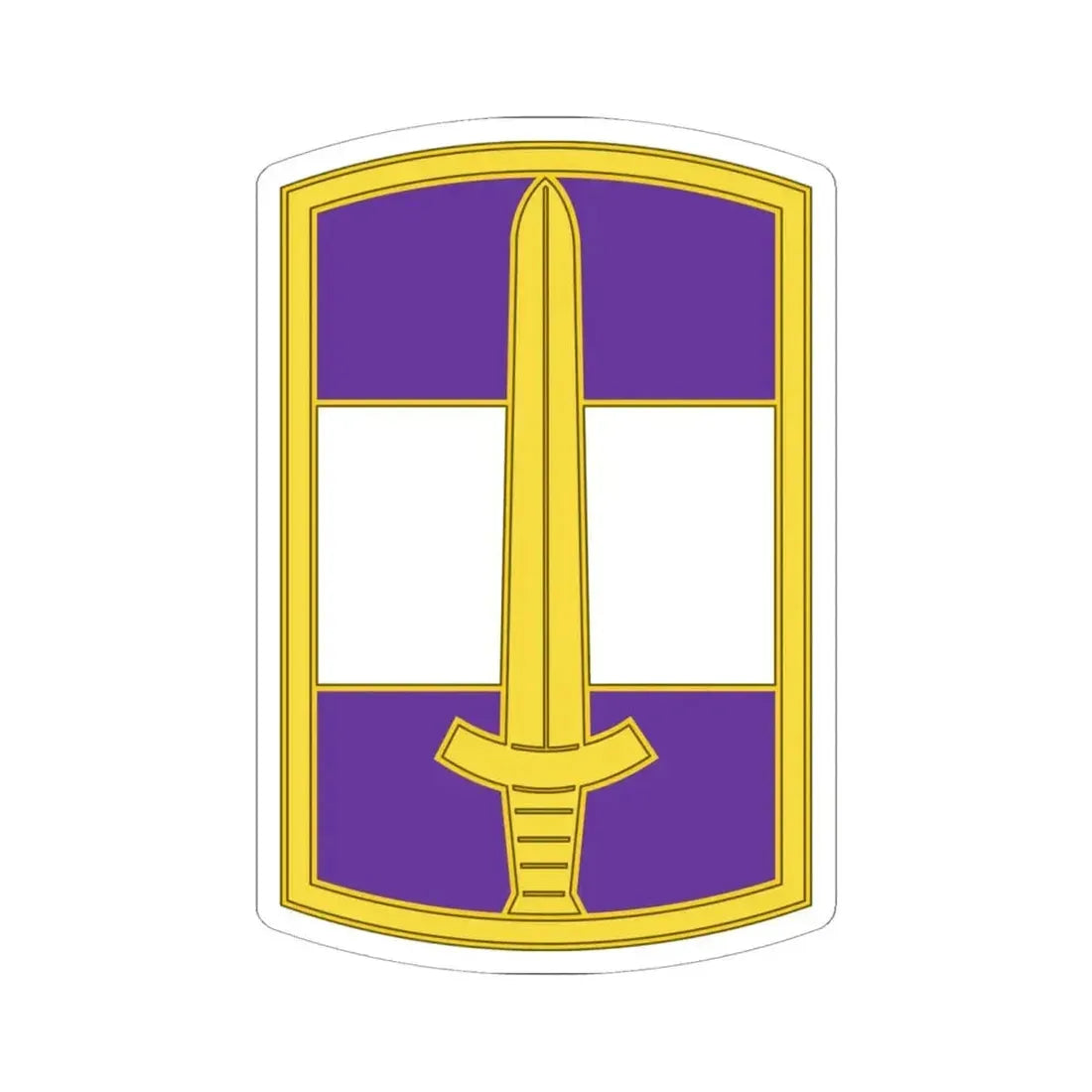 308 Civil Affairs Brigade 3 (U.S. Army) STICKER Vinyl Kiss-Cut Decal 6 Inch White - The Sticker Space