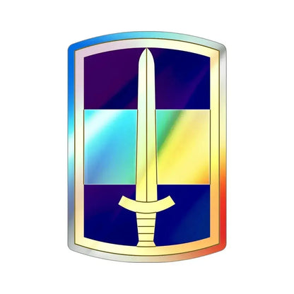 308 Civil Affairs Brigade (U.S. Army) Holographic STICKER Die-Cut Vinyl Decal - The Sticker Space