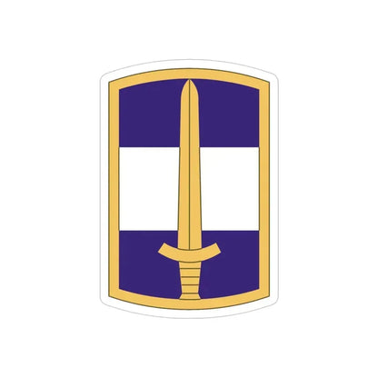 308 Civil Affairs Brigade (U.S. Army) REVERSE PRINT Transparent Die-Cut STICKER - The Sticker Space