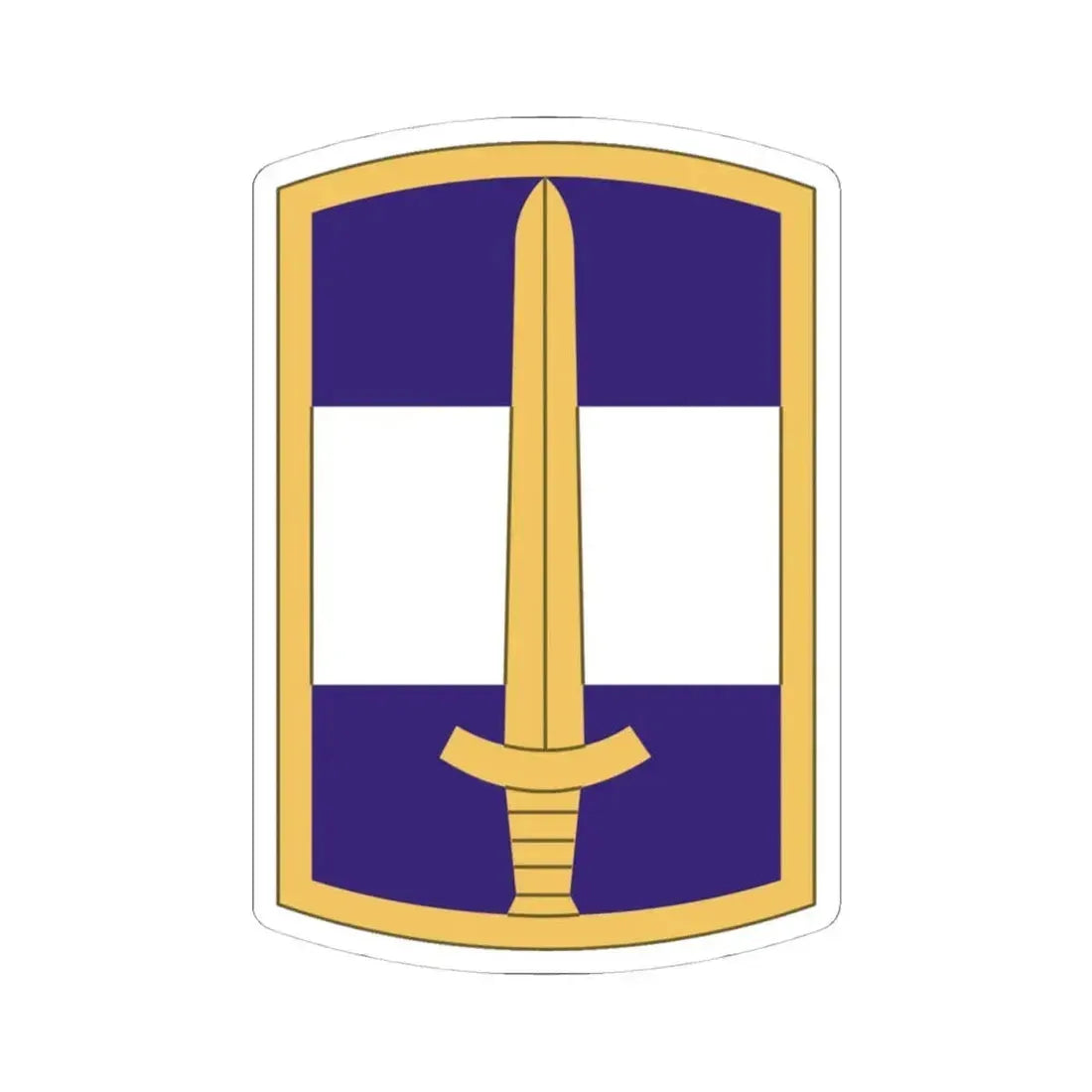 308 Civil Affairs Brigade (U.S. Army) STICKER Vinyl Kiss-Cut Decal 4 Inch White - The Sticker Space