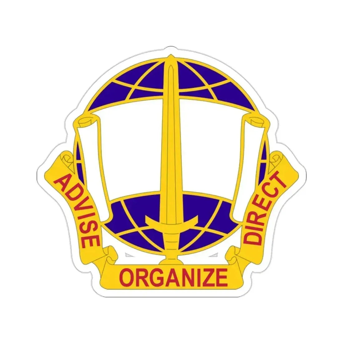 308 Civil Affairs Brigade v2 (U.S. Army) STICKER Vinyl Die-Cut Decal 2 Inch - The Sticker Space