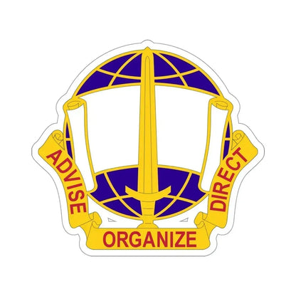 308 Civil Affairs Brigade v2 (U.S. Army) STICKER Vinyl Die-Cut Decal 4 Inch - The Sticker Space