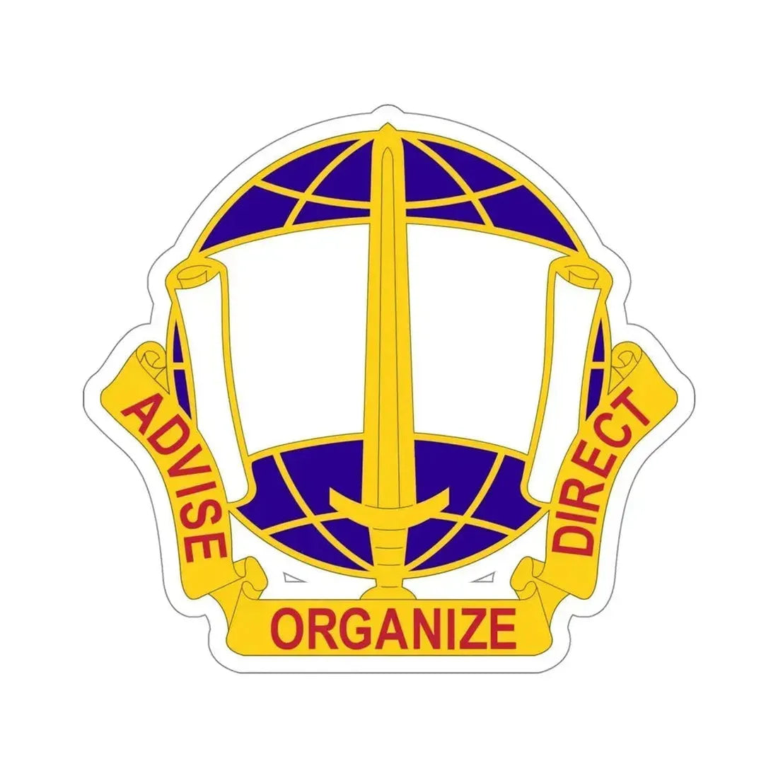 308 Civil Affairs Brigade v2 (U.S. Army) STICKER Vinyl Die-Cut Decal 5 Inch - The Sticker Space